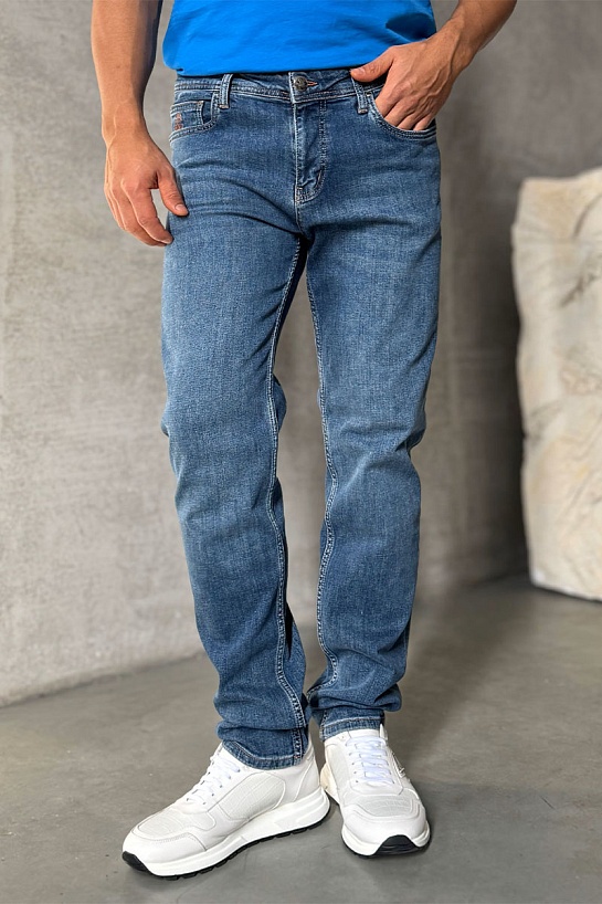Мужские синие джинсы Brunello Cucinelli