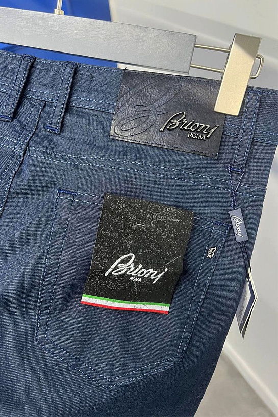 Мужские синие джинсы Brioni Roma
