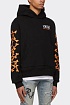 Чёрное мужское худи Amiri Bones logo-print