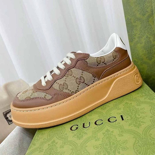 Женские кроссовки Gucci GG Chunky B - Brown   