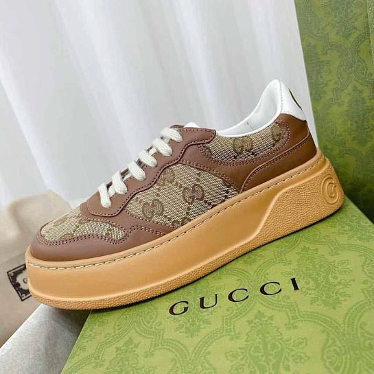 Женские кроссовки Gucci GG Chunky B - Brown