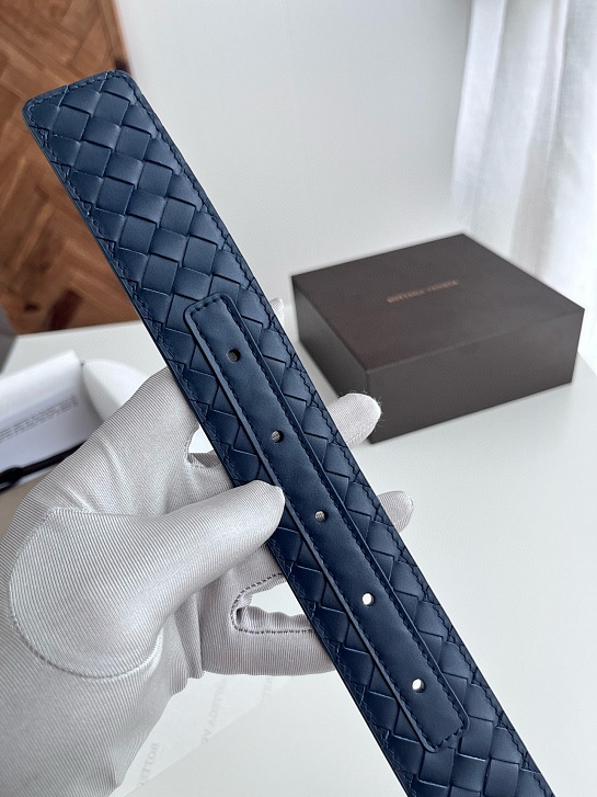 Кожаный ремень Bottega Veneta Premium (ширина 4 см)