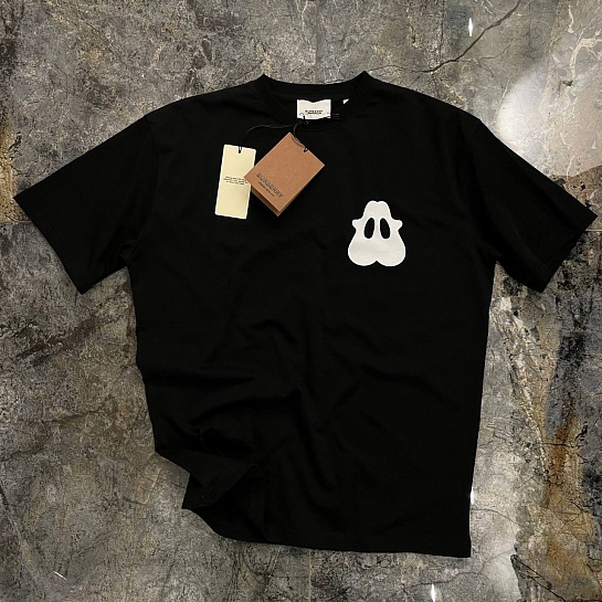 Чёрная оверсайз футболка Burberry Monster-print