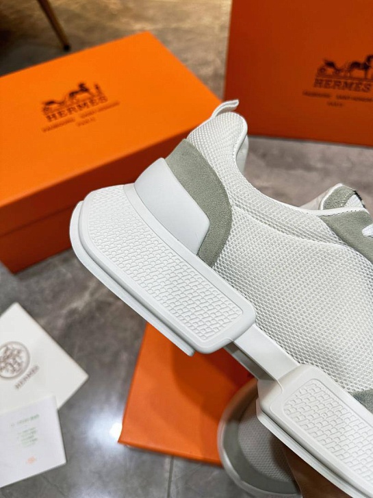 Мужские кроссовки Hermes Drift - White / Grey