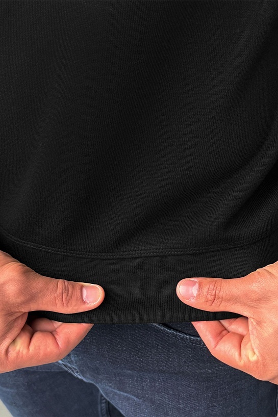 Утеплённая кофта Loro Piana zip-neck - Black