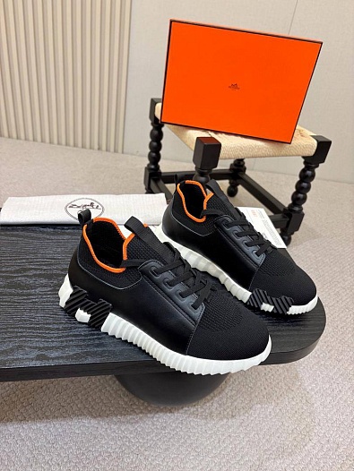 Мужские кроссовки Hermes Depart - Black   