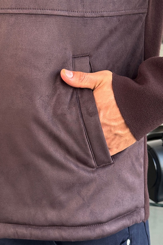 Мужская куртка Loro Piana коричневого цвета