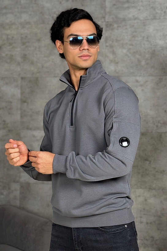 Серая кофта C.P. Company lens-detail