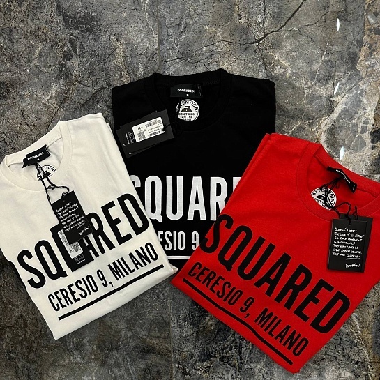 Мужская красная футболка Dsquared2 Ceresio 9