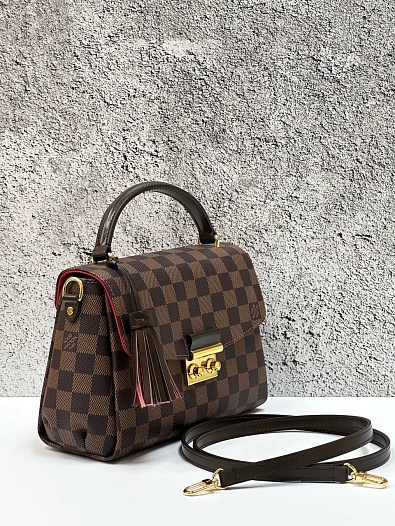 Женская сумка Louis Vuitton Croisette Damier Azur Premium 25x17x9 см - Brown   