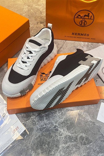 Мужские кроссовки Hermes Bouncing - Black / White   