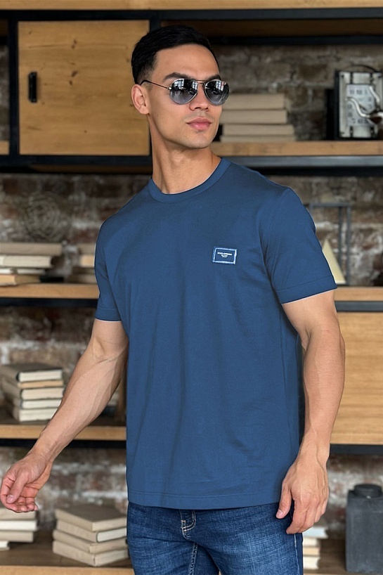 Мужская футболка Dolce & Gabbana Premium - Misty Blue