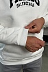 Белое худи Balenciaga Paris logo-embroidered