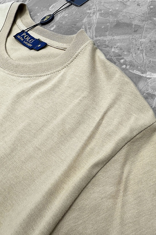 Бежевая футболка Роlо Ralрh Lаurеnbasic