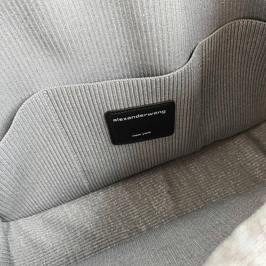 Серая сумка-хобо Alexander Wang 37x30 см   