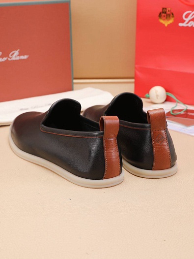 Кожаные лоферы Loro Piana   