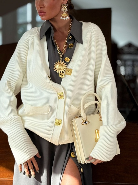 Белый женский жакет Schiaparelli