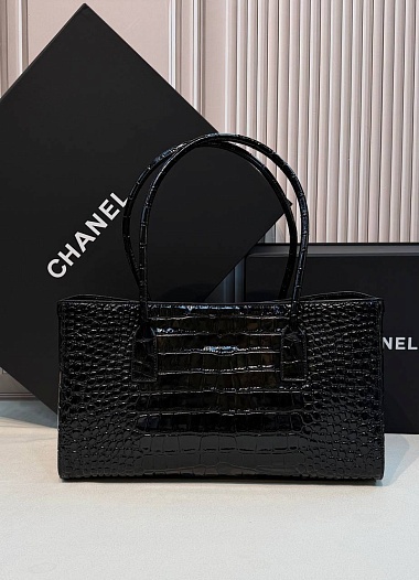 Кожаная сумка Chanel Shopping Tote premium 35x19x12 см   