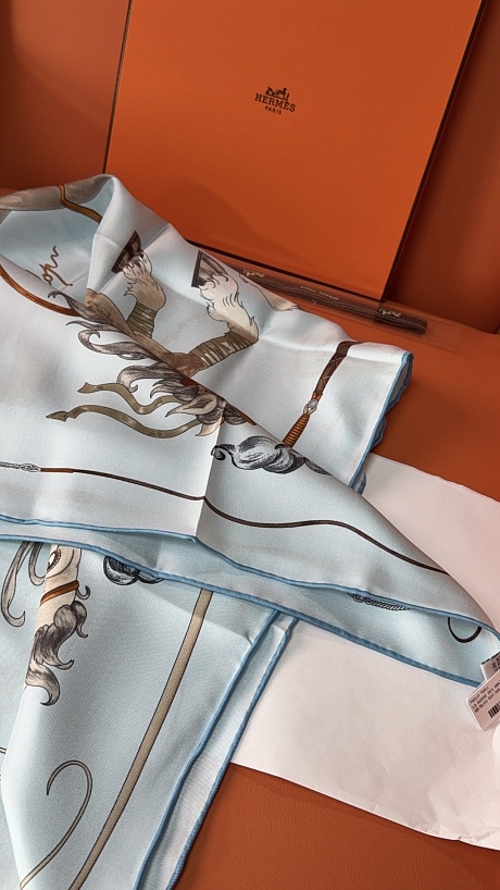 Платок Hermes Grand Galop premium 88x88 см