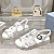 Женские кожаные сандалии Prada Monolith - White