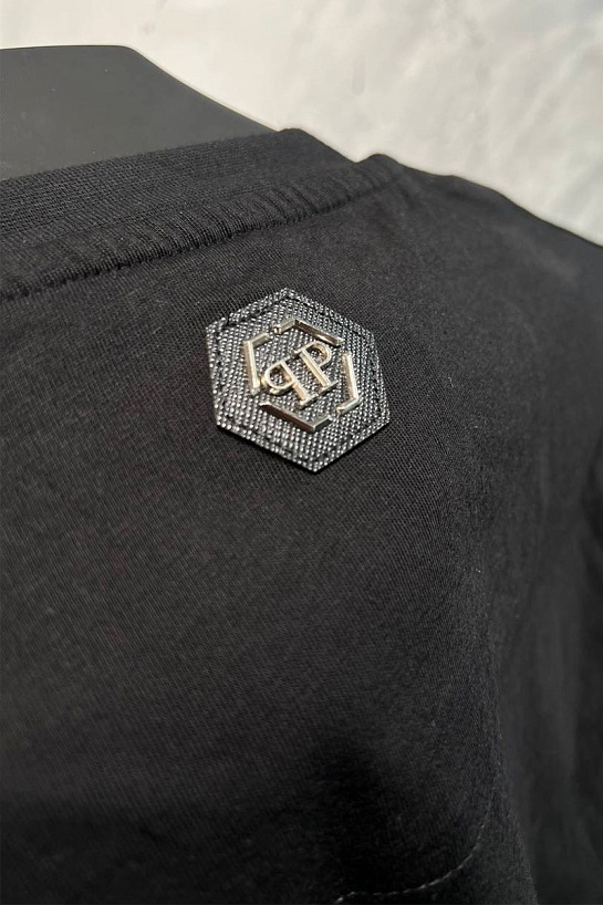 Футболка чёрного цвета Philipp Plein skull