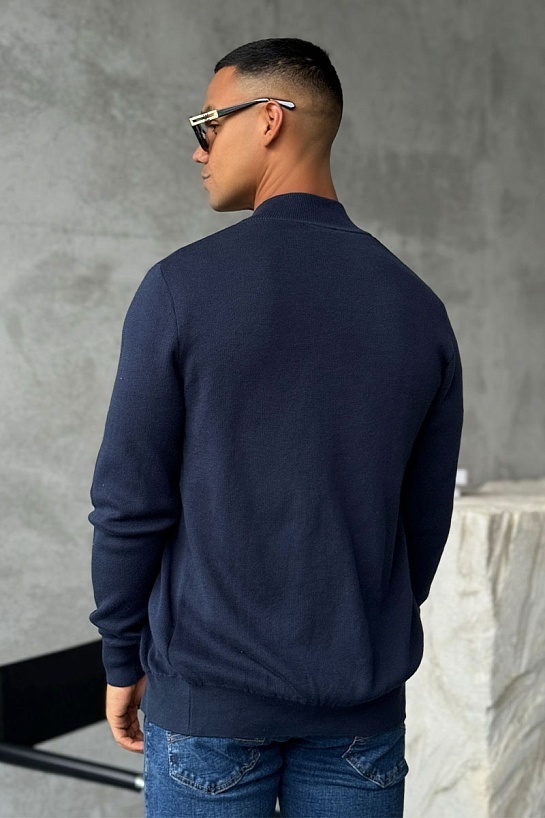 Мужская тёмно-синяя кофта Роlо Ralрh Lаurеn pony-embroidered