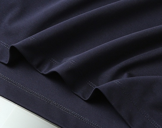 Мужская чёрная футболка Kiton premium