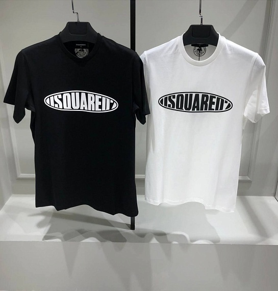 Чёрная футболка Dsquared2 Surf Board