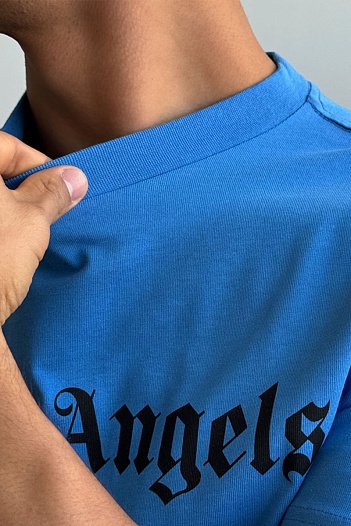 Оверсайз футболка Palm Angels Istanbul - Blue   