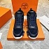 Кроссовки с мехом Hermes Bouncing high-top - Navy
