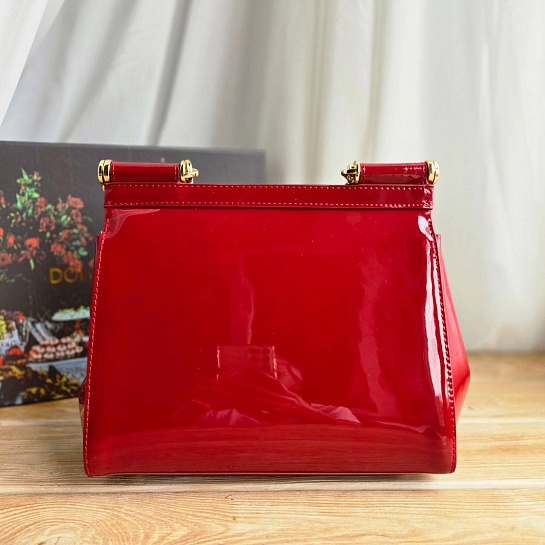 Кожаная сумка Dolce & Gabbana Sicily 25x19 см