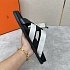 Мужские шлёпанцы Hermes Kazimir - Black / White