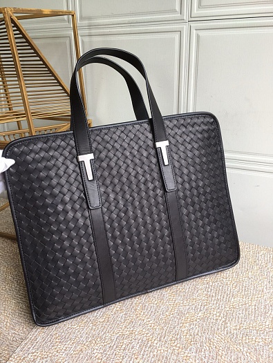 Кожаный портфель Bottega Veneta Premium 40x31x6 см   