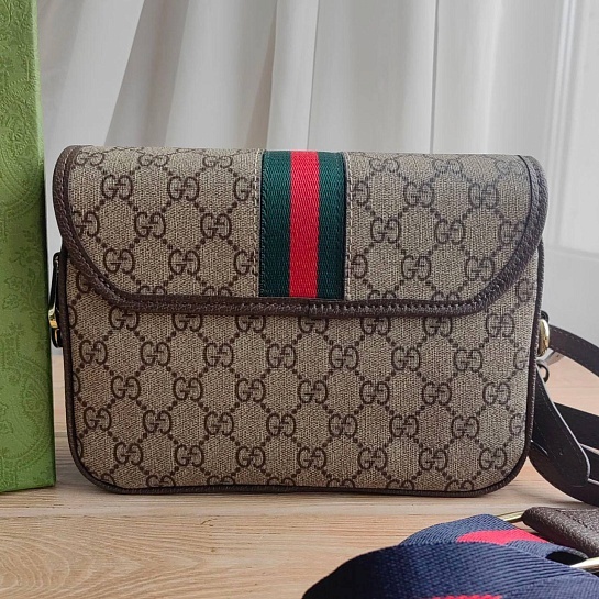 Женская сумка Gucci Ophidia GG mini 21x15 см