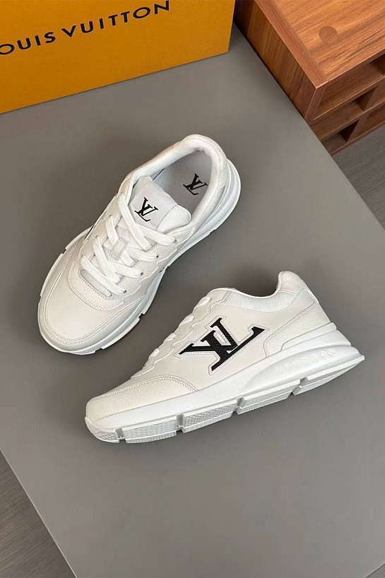 Кожаные кроссовки Louis Vuitton Premium - White