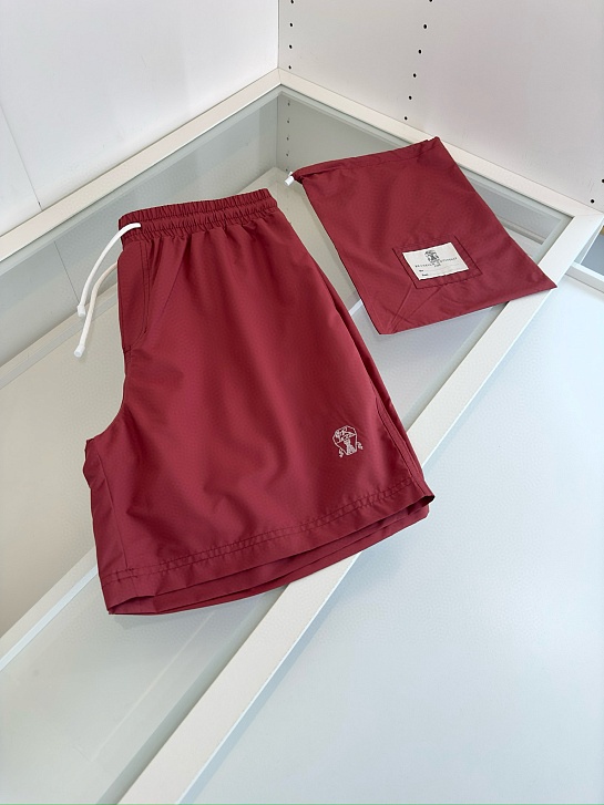 Мужские шорты Brunello Cucinelli Premium - Burgundy