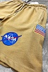 Мужские бежевые шорты Balenciaga x Nasa Apollo