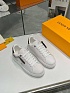 Женские кожаные кроссовки Louis Vuitton Time Out - White