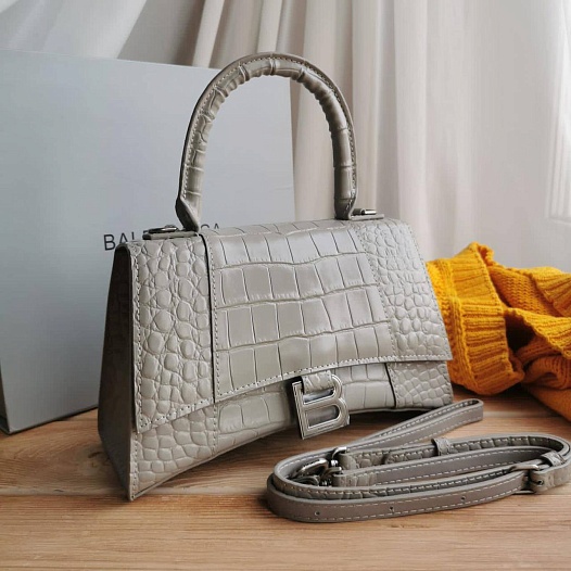 Кожаная сумка Balenciaga Hourglass S 23x14.5 см   