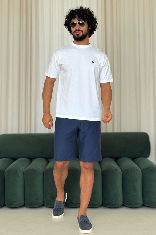 Мужская белая футболка Polo Ralph Lauren