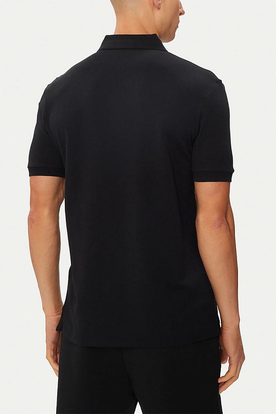 Мужское поло Hugo Boss чёрного цвета