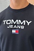 Чёрный свитшот Tommy Hilfiger logo-print