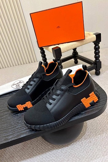 Мужские кроссовки Hermes Depart - Black   