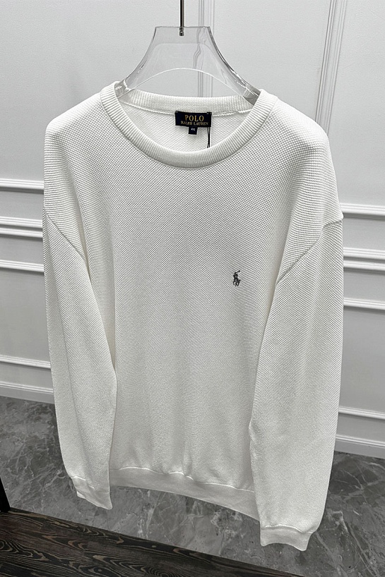 Мужской джемпер Polo Ralph Lauren pony-embroidered - White