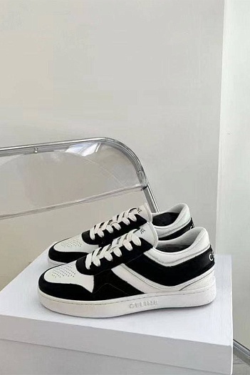 Женские кожаные кроссовки Celine   