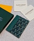 Кожаный кардхолдер Goyard Saint Sulpice premium 10.5x7 см