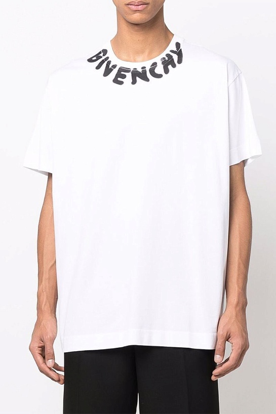 Белая оверсайз футболка Givenchy