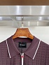 Вязаное поло коричневого цвета Kiton premium