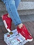 Женские кроссовки Dolce & Gabbana Custom 2.Zero - Red