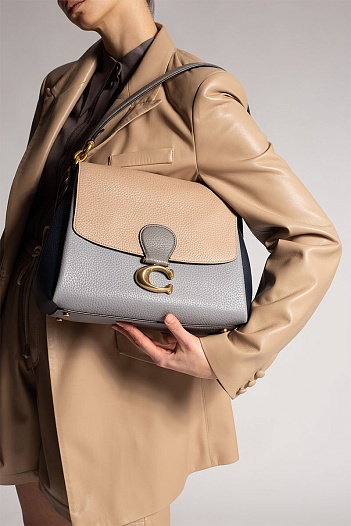 Кожаная сумка Coach May 31x23 см (2 расцветки)   